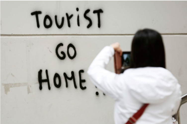 Who owns the street? Rising rebellion against tourism in the streets of Europe