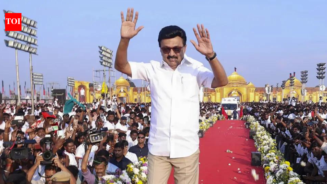 Tamil Nadu: CM Stalin’s major poll outreach for women; Rs 5,000 credited to 1.3 crore accounts | India News – The Times of India